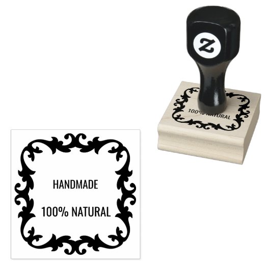 Handgefertigt - 100% NATÜRLICH Gummistempel (Stempel)