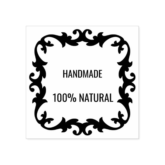 Handgefertigt - 100% NATÜRLICH Gummistempel (Prägung)