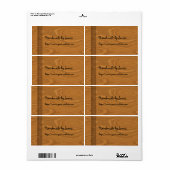 Handgefertigt aus Holz (Vorne)