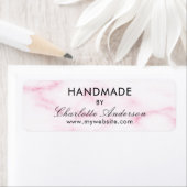 Handgefertigt aus rosafarbenem Rosa-Marmor (Insitu)