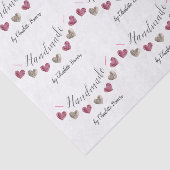 Handgefertigt aus Strickherd Seidenpapier (Ausschnitt)