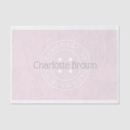 Handgefertigt durch Nähen von Knopfpapier Seidenpapier