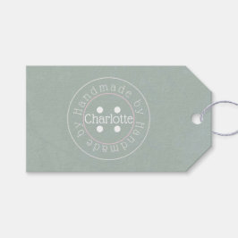 Handgefertigt durch Nähen von Tastengeschenkel Geschenkanhänger