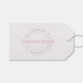 Handgefertigt durch Nähen von Tastengeschenkel Geschenkanhänger