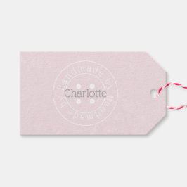 Handgefertigt durch Nähen von Tastengeschenkel Geschenkanhänger