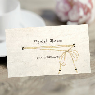 Handgefertigt, Elegant, Einfach, Stilvoll, Minimal Visitenkarte