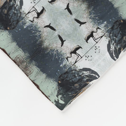 Handgefertigt Fleecedecke (Ecke)