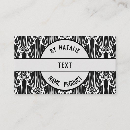 Handgefertigt, Kraft-, Kraft- oder Vintages Geschä Visitenkarte (Vorderseite)