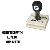 Handgefertigt mit Briefmarke aus Edelkautschuk Gummistempel (Stempel)