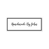 Handgefertigt mit Briefmarke aus Edelkautschuk Gummistempel (Prägung)