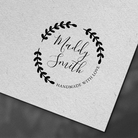 Handgefertigt mit eigenem Personalisierten Liebe-N Permastempel