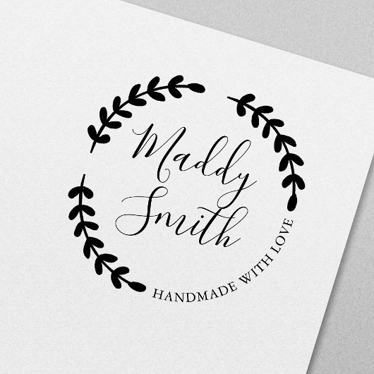 Handgefertigt mit eigenem Personalisierten Liebe-N Permastempel