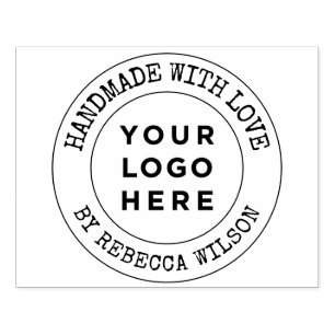 Handgefertigt mit großer Liebe Gummistempel