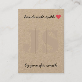 Handgefertigt mit Herz-Hair-Clips Display-Kartenha Visitenkarte