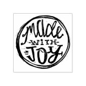 Handgefertigt mit Joy Hand geschrieben Gummistempel (Prägung)