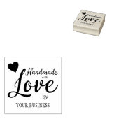 Handgefertigt mit Liebe-Angebot für Handwerker Gummistempel (Stempel)