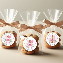 Handgefertigt mit Liebe Bäckerei rosa Utensid