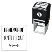 Handgefertigt mit Liebe Beruflich Chic individuell Permastempel (Beispiel)