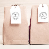 Handgefertigt mit Liebe | Briefmarke des Produkts Gummistempel
