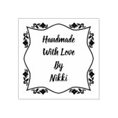 Handgefertigt mit Liebe Briefmarke Gummistempel (Prägung)