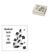 Handgefertigt mit Liebe Briefmarke Gummistempel (Stempel)