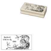 Handgefertigt mit Liebe Briefmarke Gummistempel (Stempel)