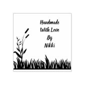 Handgefertigt mit Liebe Briefmarke Gummistempel (Prägung)