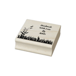 Handgefertigt mit Liebe Briefmarke Gummistempel