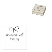 Handgefertigt mit Liebe Briefmarke Gummistempel (Stempel)