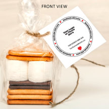 Handgefertigt mit Liebe Business Insert - Red Hear