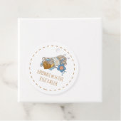 Handgefertigt mit Liebe Country Garn Weiß Geschenkanhänger (Beispiel)