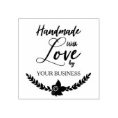 Handgefertigt mit Liebe-Design für Kunstgegenständ Gummistempel (Prägung)