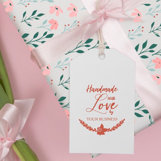 Handgefertigt mit Liebe-Design für Kunstgegenständ Gummistempel