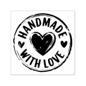 Handgefertigt mit Liebe Doodle Hört selbstfärbende Permastempel (Design)
