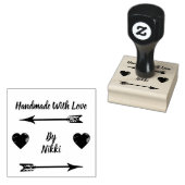 Handgefertigt mit Liebe durch Briefmarke Gummistempel (Stempel)