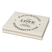 Handgefertigt mit Liebe | Elegantes Individuelle N Gummistempel (Stempel)