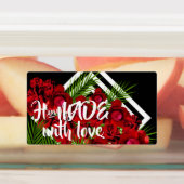 Handgefertigt mit LIEBE Etiketten (Befestigt)