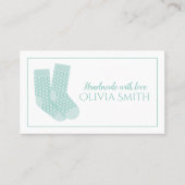 Handgefertigt mit Liebe gegossenes Handwerk Visitenkarte (Vorderseite)