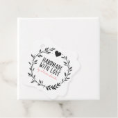 Handgefertigt mit Liebe Geschenkanhänger (Beispiel)