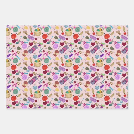 handgefertigt mit Liebe Geschenkpapier Set (Vorderseite 3)