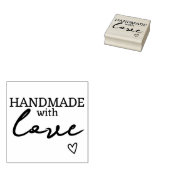 Handgefertigt mit Liebe Gummistempel (Stempel)