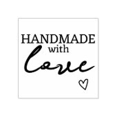 Handgefertigt mit Liebe Gummistempel (Prägung)