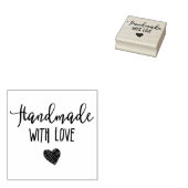 Handgefertigt mit Liebe Gummistempel (Stempel)