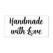 Handgefertigt mit Liebe Gummistempel (Prägung)