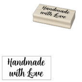 Handgefertigt mit Liebe Gummistempel (Stempel)