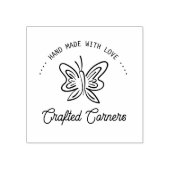 Handgefertigt mit Liebe Gummistempel (Prägung)