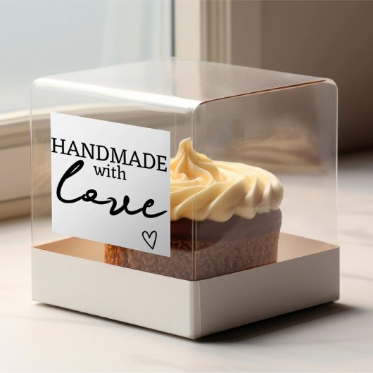 Handgefertigt mit Liebe Gummistempel
