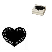 Handgefertigt mit Liebe Gummistempel (Stempel)