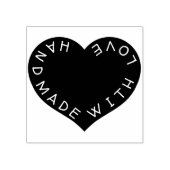 Handgefertigt mit Liebe Gummistempel (Prägung)