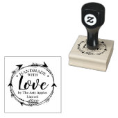 handgefertigt mit Liebe Gummistempel (Stempel)